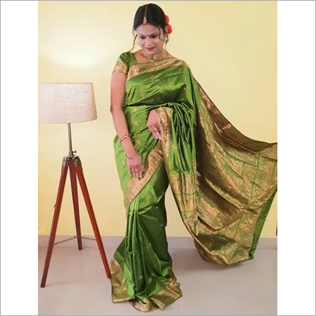 Mehndi Green Swarnachuri Pure Silk Saree