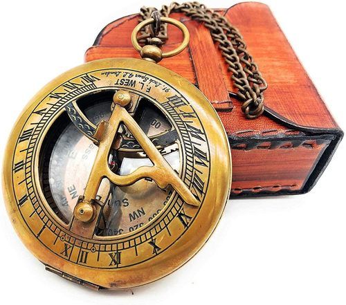 Amazon.com: AV Sundial Watch Compass - Sun-Clock Watch - Gifts for  Traveling/Hiking (Men/Women) : Sports & Outdoors