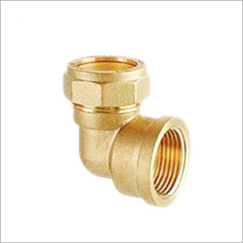 Brass Female Elbow Connector Assembly