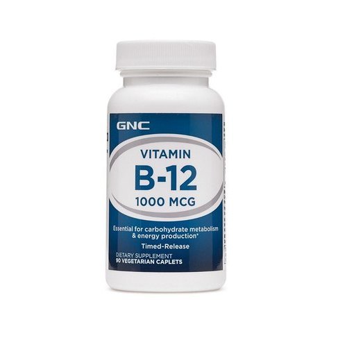 Gnc Vitamin B-12 1000Mcg - 90 Capsules Efficacy: Promote Healthy & Growth