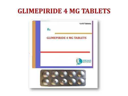 Glimepiride 4 Mg Tablets