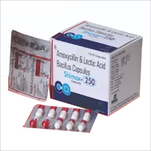 250 mg Amoxicillin and Lactic Acid Bacillus Capsules