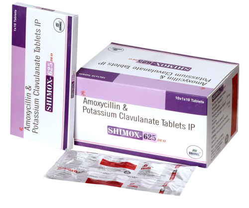 SHIMOX 625 DUO Amoxicillin And Potassium Clavulanate Tablets