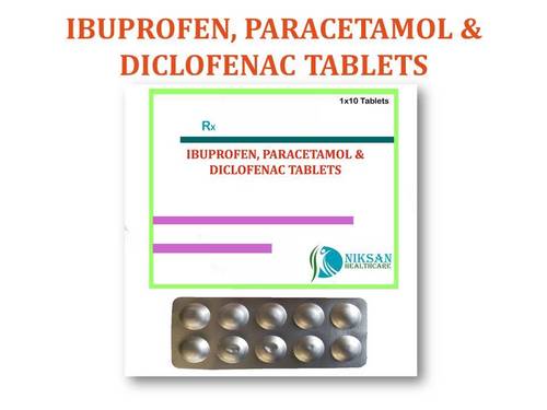 Ibuprofen, Paracetamol & Diclofenac Tablets General Medicines