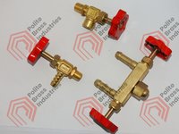 Brass S Valve Two Way Valve - Color: Golden