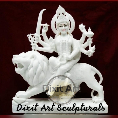 Marble Durga Mata Devi Statue