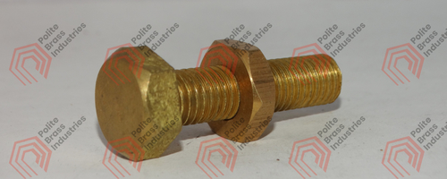 brass hex head nut bolts
