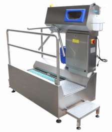 Disinfecting Equipment Sole Cleaning Machine With Tripod Turnstile And Hand Washing Device