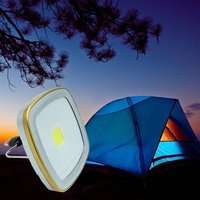 Camping Solar Lawn Light - Abs Plastic, 11 X 11 X 3.5 Cm , Plain Shade , Suitable For Home Appliances, Lightweight 250 Gms, Compact Packing