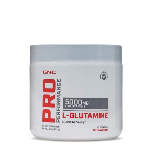 GNC Pro Performance L-Glutamine - 5000mg Instantized Powder Muscle Recovery & Immune Support Supplement