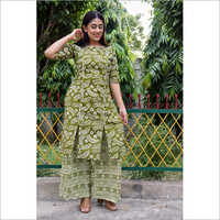 Ladies Fancy Mehendi Ethnic Suit