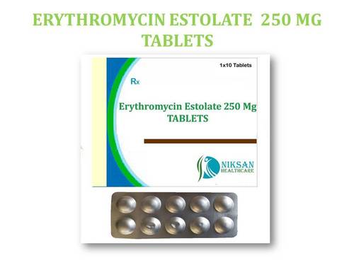 Erythromycin Estolate 250 Mg Tablets General Medicines