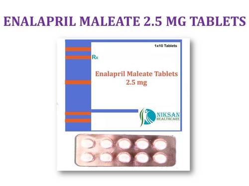 Enalapril Maleate 2.5 Mg Tablets General Medicines