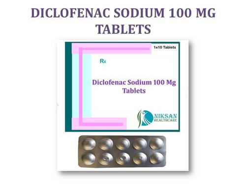 Diclofenac Sodium 100 Mg Tablets at Best Price in Ankleshwar | Niksan ...