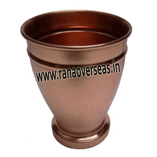 Pure Copper Plain Glass For Drinking Water By RANA OVERSEAS