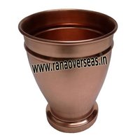 Pure Copper Plain Glass For Drinking Water