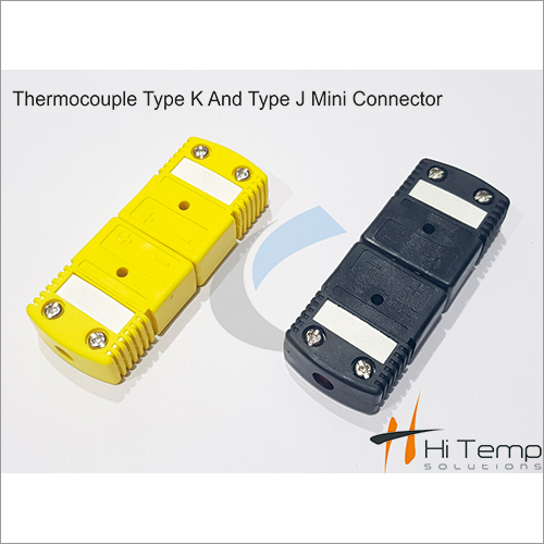 Thermocouple Type K and Type J Mini Connector