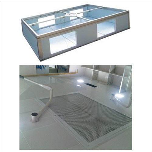 Laminar Air Flow Plenums - Aluminum, Customized Sizes , White - 3500 cfm Air Circulation, Wall Mount Installation, Industrial Use in Cleanrooms