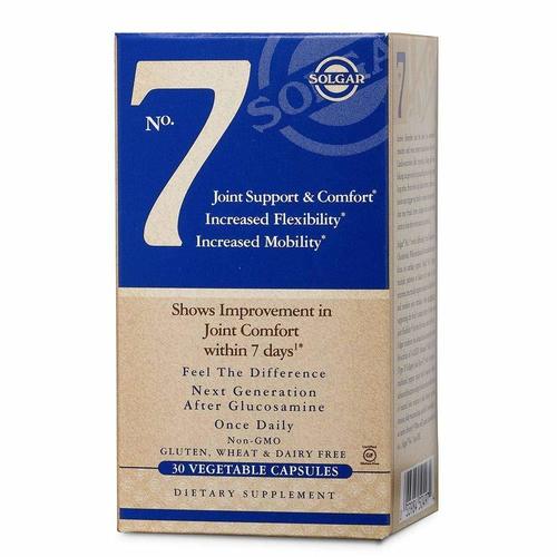 Solgar No. 7 Joint Support And Comfort -- 30 Vegetable Capsules Efficacy: Promote Healthy & Growth