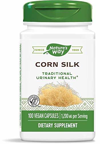 Natures Way Corn Silk - 1,200 mg per Serving, 100 Vegan Capsules | Promotes Healthy Growth & Wellness