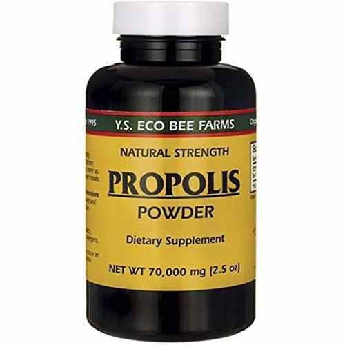 YS Royal Propolis Powder - 70000 mg 2.5 oz Vegetarian Supplement | Promotes Healthy Growth & Wellness