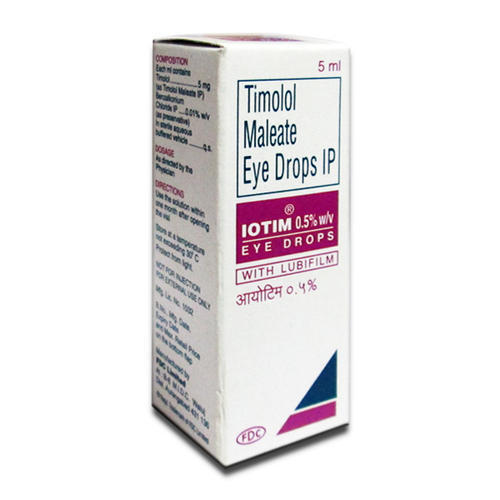 Timolol Maleate Eye Drop 0.5% W/V. Age Group: Suitable For All Ages