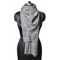 Acrylic Check Stole