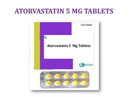 Atorvastatin 5 Mg Tablets General Medicines