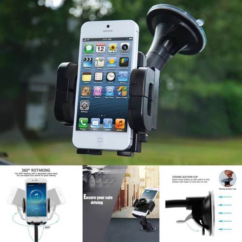 Suction Cup Car Mobile Holder By INSPIRING TECHNOLOGIES