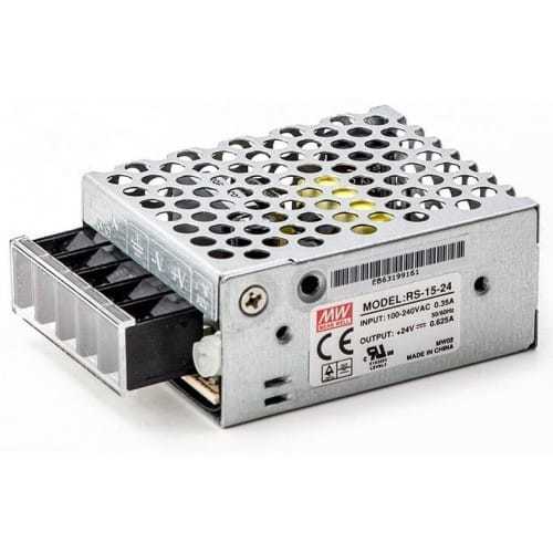 RS-15-24 MEAN WELL POWER SUPPLY SMPS 0.625A 24V DC