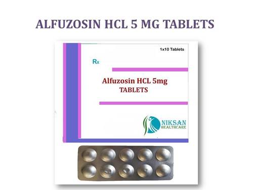 ALFUZOSIN HCL 5 MG TABLETS