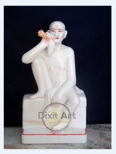 WHITE MARBLE HUMAN STATUE