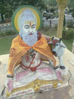 Marble Maharishi Dhadhici Statue