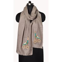 Fine Wool Signature Beaded Stole