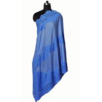 Fine Wool Valentino Lace Stole