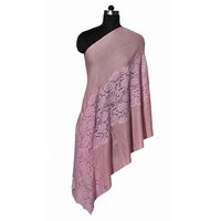 Fine Wool Eye Design Lace Stole