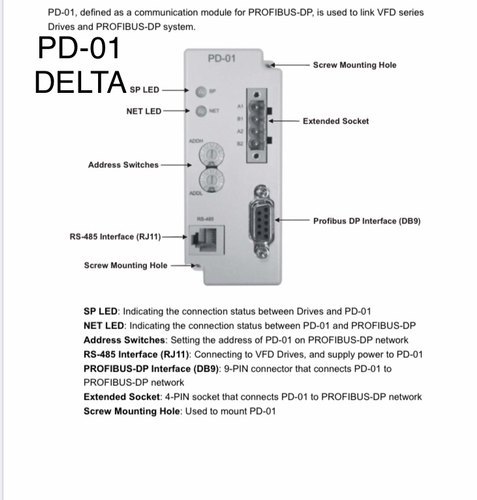 Delta PROFIBUS-DP Communication Module