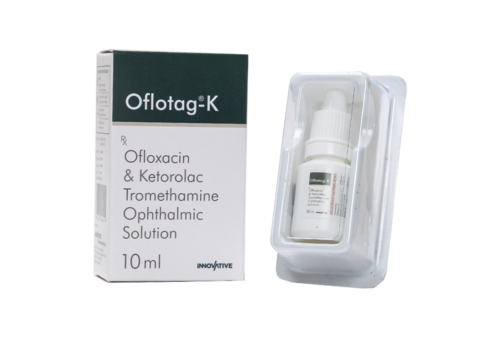 Ofloxacin 0.3% -Ketorolac Tromethamine 0.5%-Eye -Drop. Age Group: Suitable For All Ages