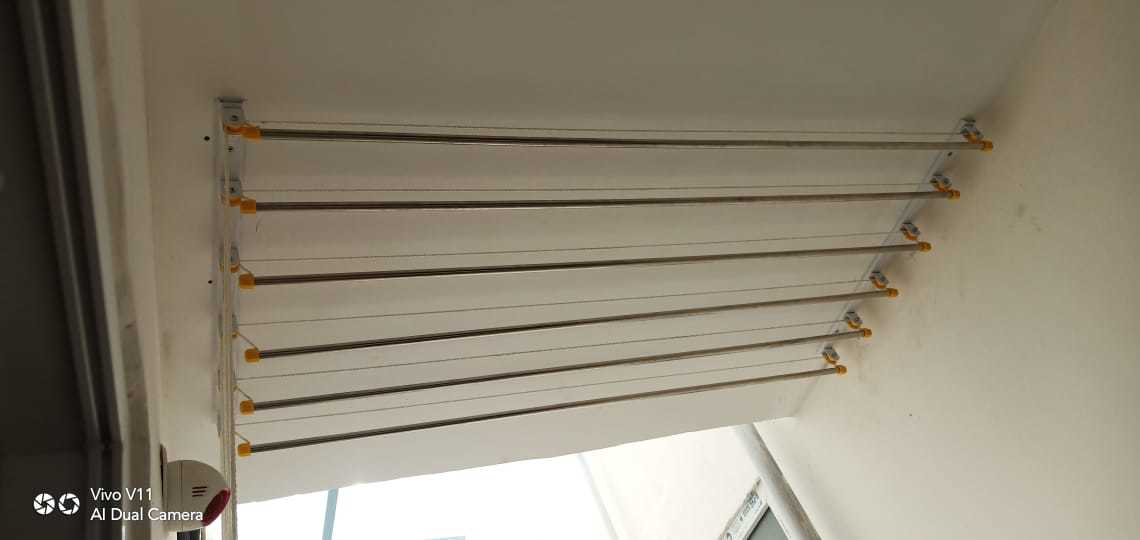 Apartment  Using Cloth Drying Ceiling Mounting Hangers In Nammakal