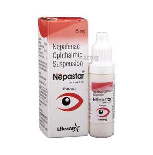 Nepafenac 0.10% eye drop.