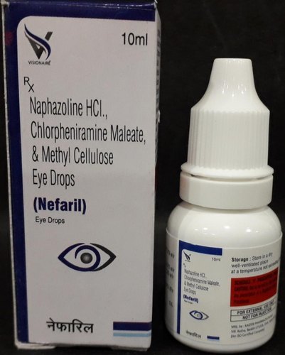 Naphazoline Hcl, Chlorpheniramine-maleate & methyl-cellulose, eye-drop-10ml.