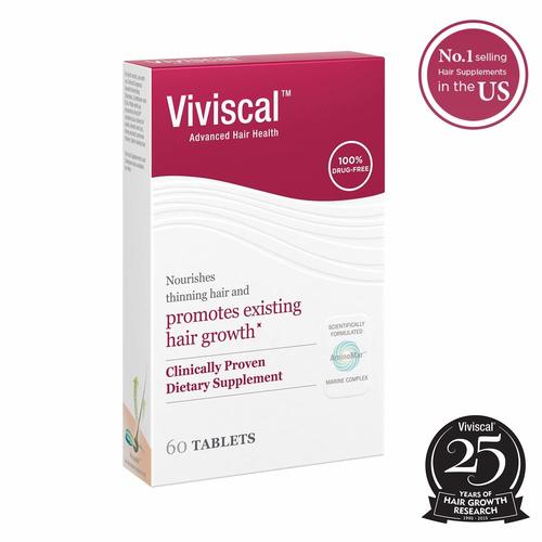Viviscal Hair Growth Program - 60 Non-Vegetarian Tablets | Promotes Healthy Hair Growth & Thickness