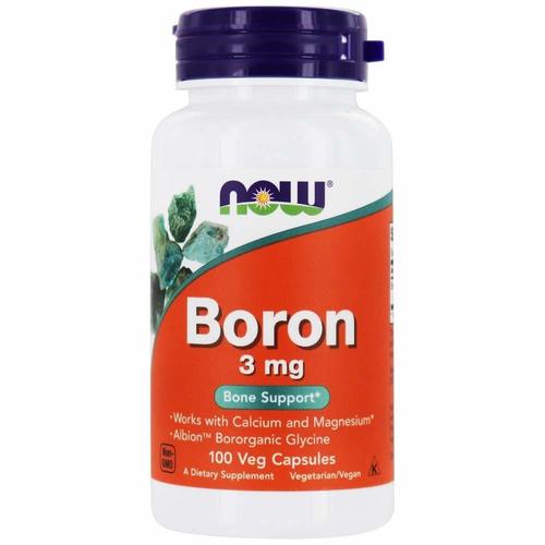 Now Foods Boron, 100 Caps 3 Mg Efficacy: Promote Healthy & Growth