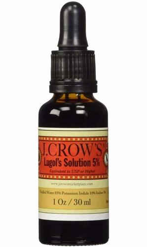 J.crows Lugols Solution Of Iodine 5% The Trusted Original Since 1829 Efficacy: Promote Healthy & Growth