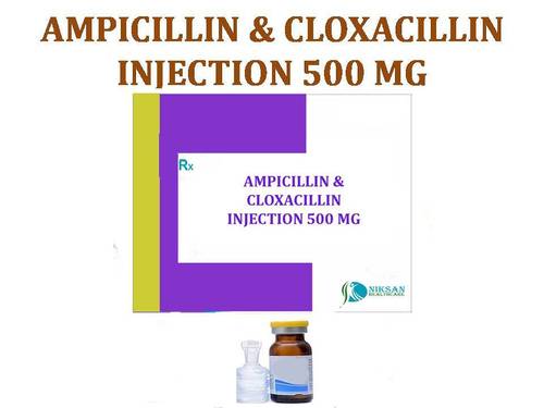 Ampicillin & Cloxacillin Injection 500 Mg General Medicines