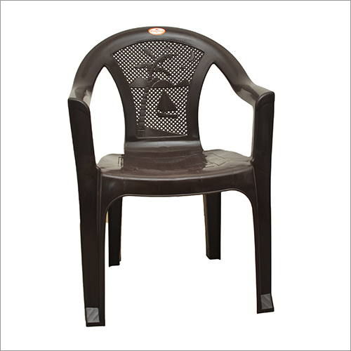 Plastic With Arm Chair - Outdoor Plastic Modern Design in Various Colors | Durable Non-Foldable Comfortable Seating