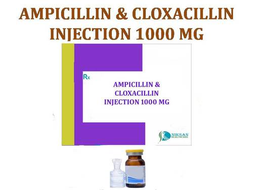 AMPICILLIN & CLOXACILLIN INJECTION 1000 MG By NIKSAN HEALTHCARE
