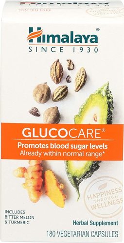 Himalaya, Glucocare, 180 Veggie Caps Efficacy: Promote Healthy & Growth