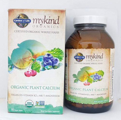 Garden Of Life, Mykind Organics, Organic Plant Calcium, 180 Vegan Tablets Gol-11761 Efficacy: Promote Healthy & Growth