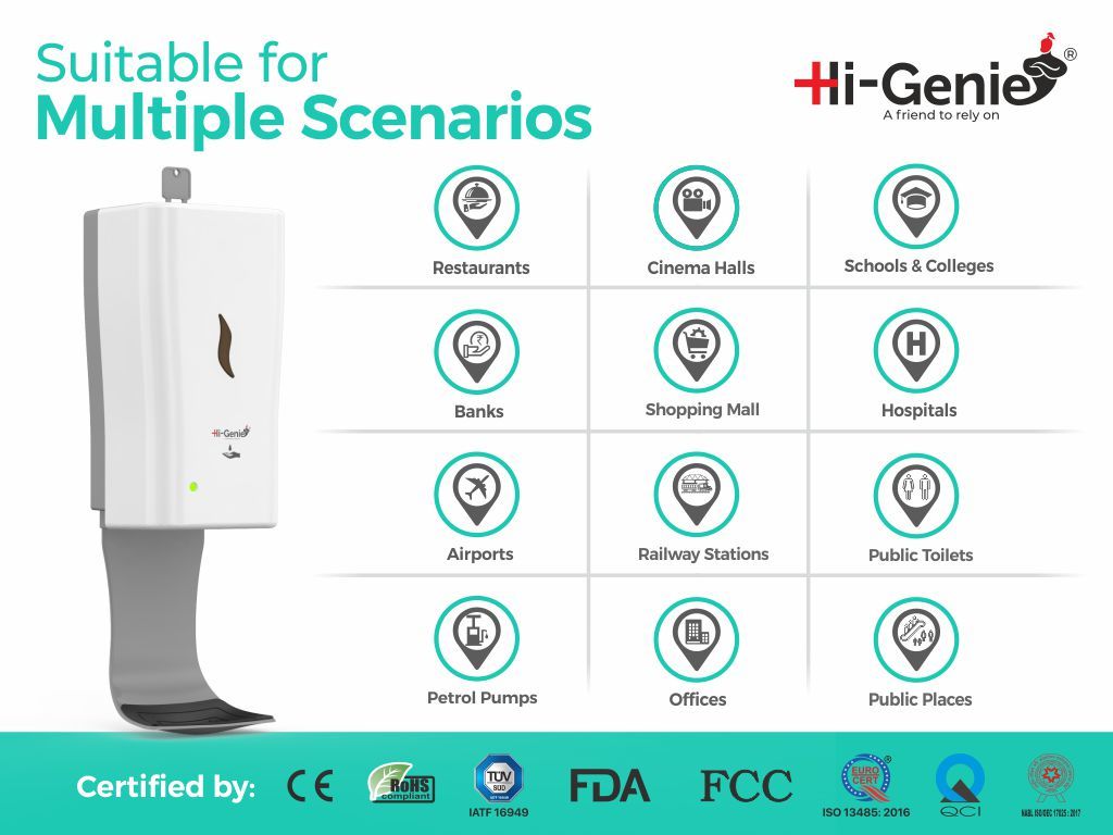 Swift Automatic Touchless Sensory Dispensers